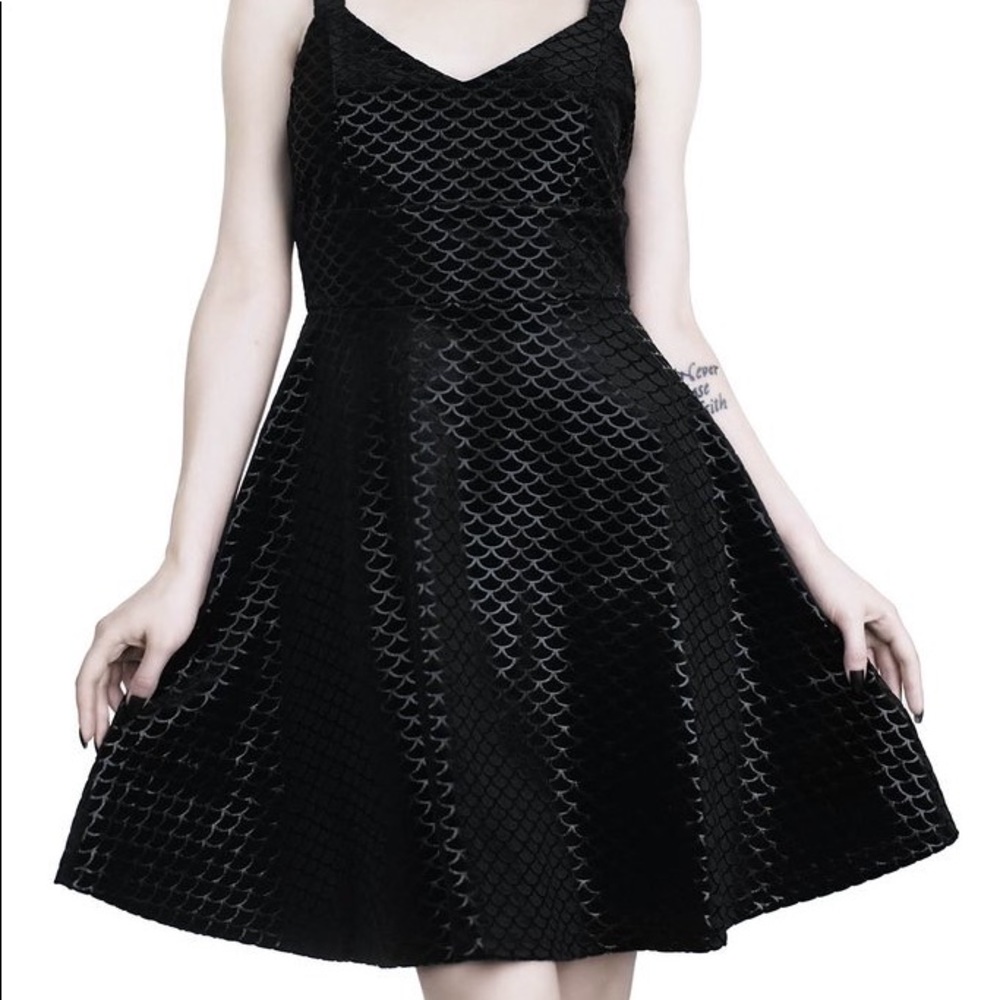 KILLSTAR RARE MERMAID VELVET DRESS/ XXL